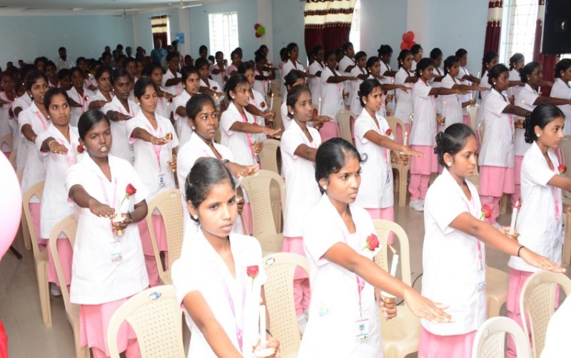 Mother Terasa College of Nursing Lamp Fest Function