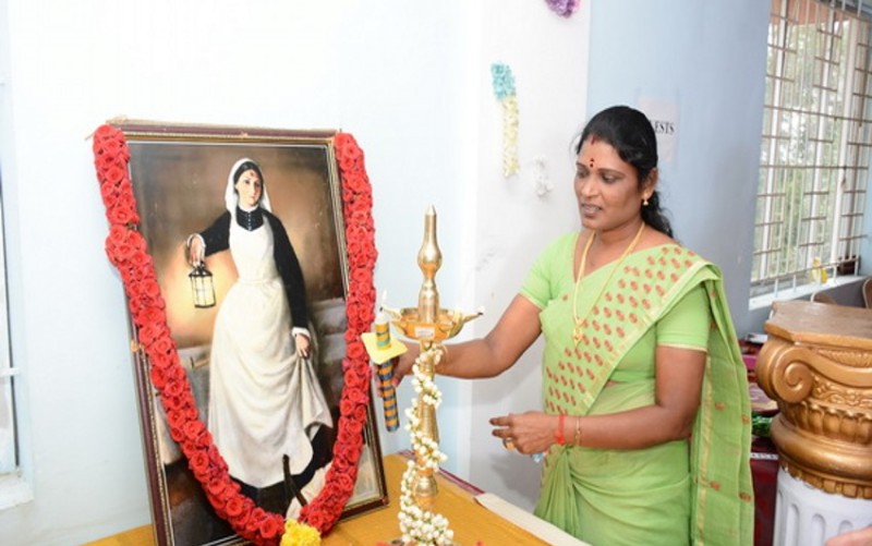 Mother Terasa College of Nursing Lamp Fest Function